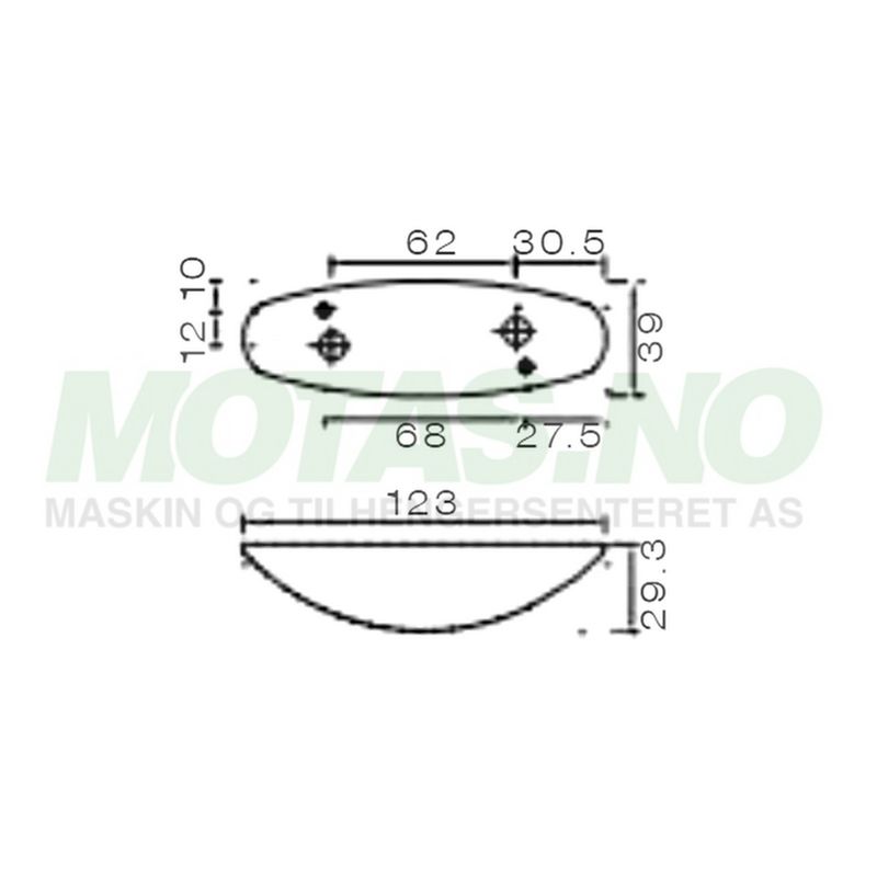 Flexipoint II rød/hvit Grå Løs