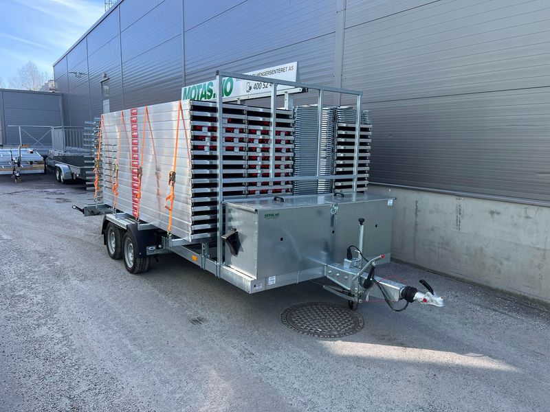 Jamax Byggmesterpakke 364 m2 med 3500 kg stillashenger