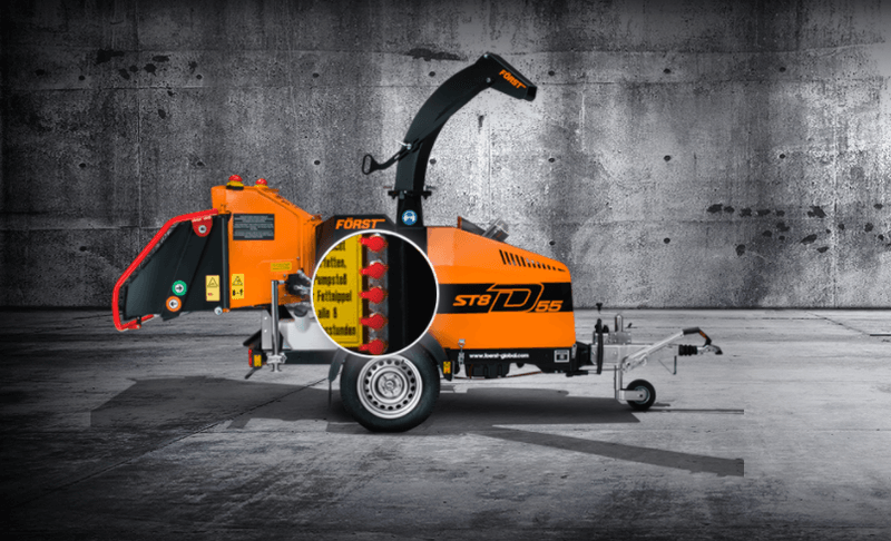 FÖRST FLISHUGGER / KVISTHUGGER ST8D (55hk)