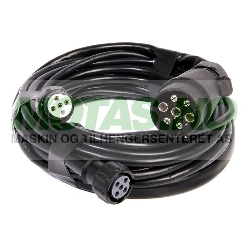 Ledningsnett 7-pol 2x 4,8m 5-pol Baj.