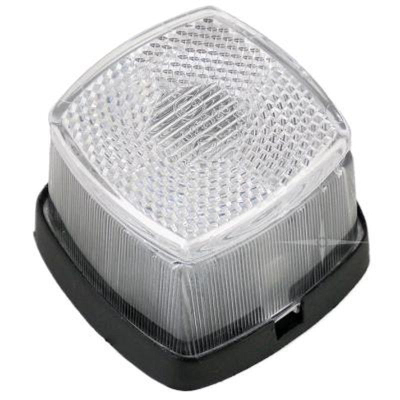 Squarepoint hvit m/refleks