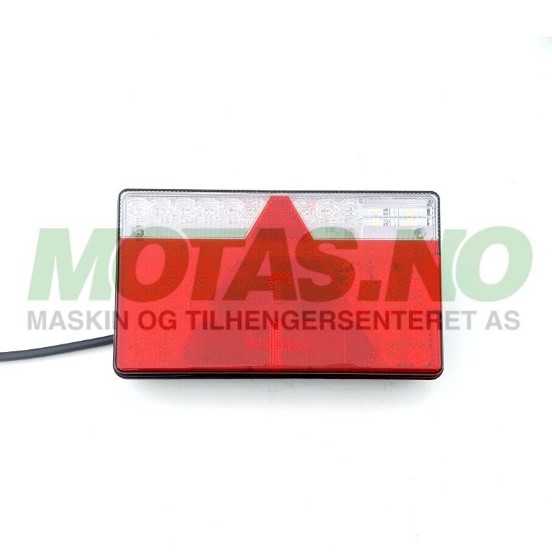 Multiled II 12/24V 8-pol Høyre (m/skiltlys)