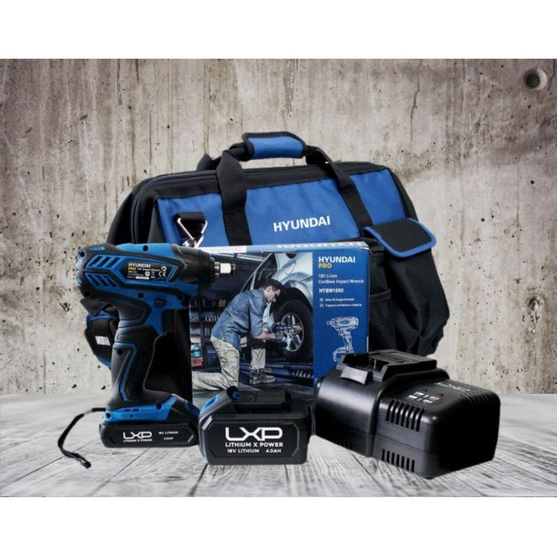 HYUNDAI HY-COMBO-1-3 Muttertrekker + batterilader + bag + batter