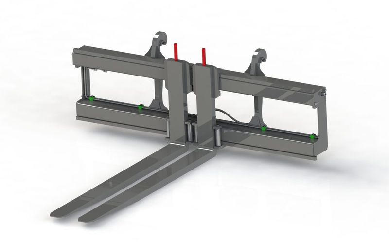 Hydraulisk pallegaffel store BM 2400/2000 8000 kg  