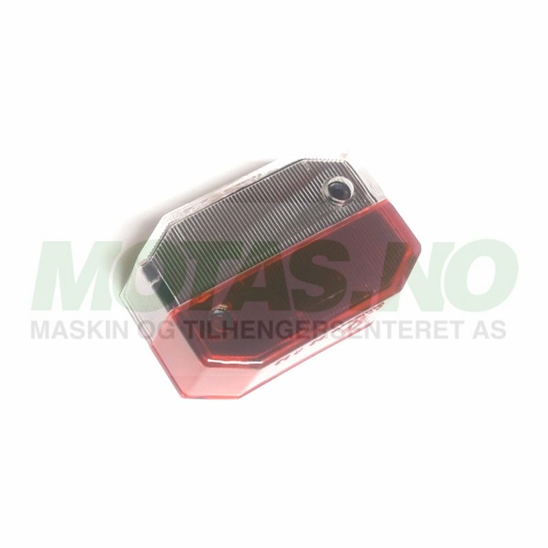 Glass Flexipoint I Rød/Hvit u/skruer