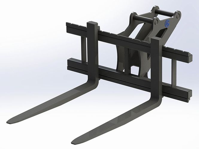 Hovedbilde  Pallegaffel S60 1200/1200 5000kg