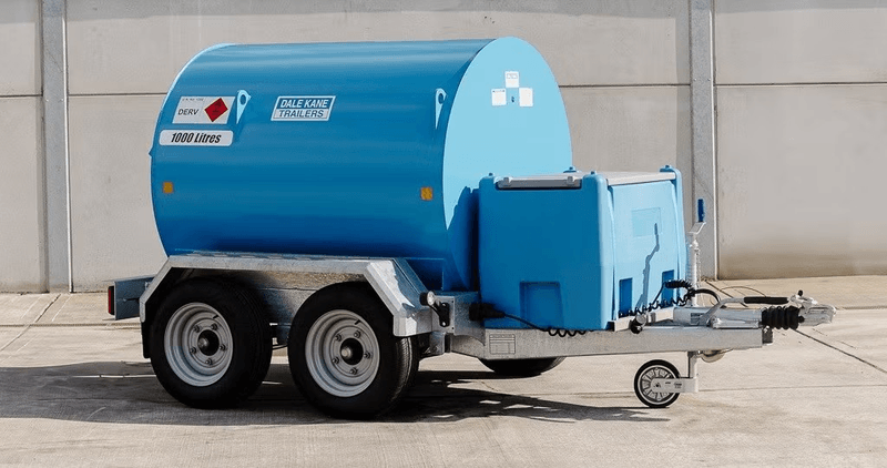 Dieseltank på hengerunderstell