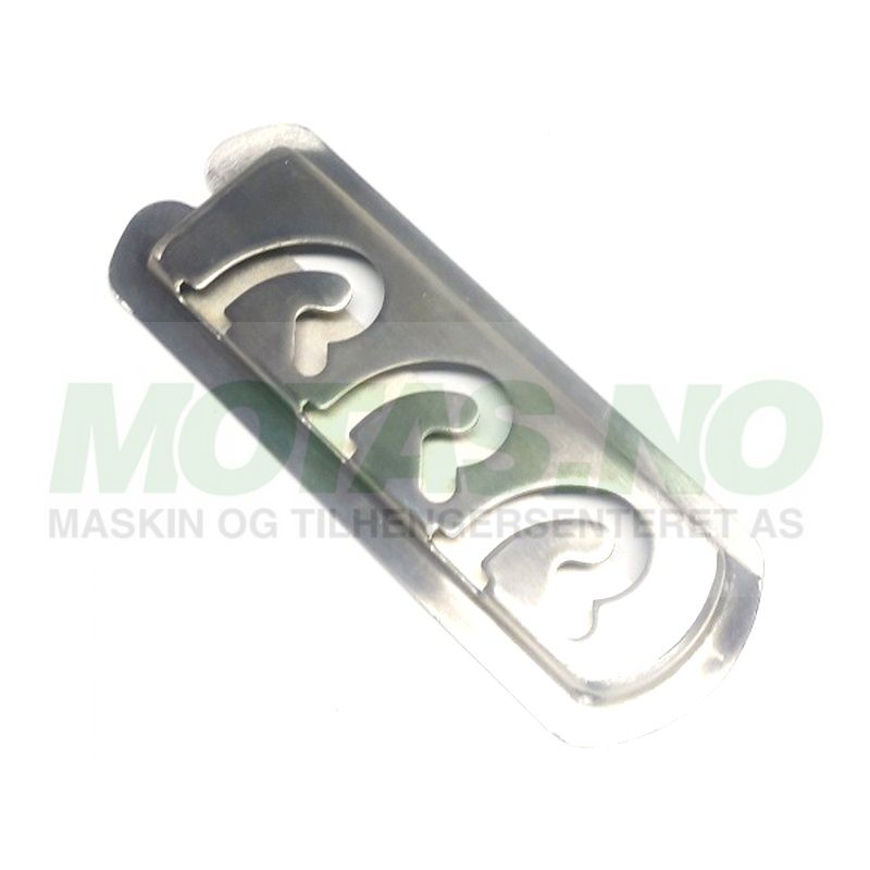 Bomfeste på vegg venstre, bak